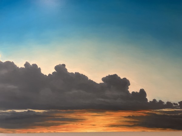 Gray Clouds at Sunset by Gene Peebles