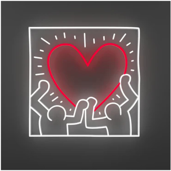 Radiant Heart by Keith Haring