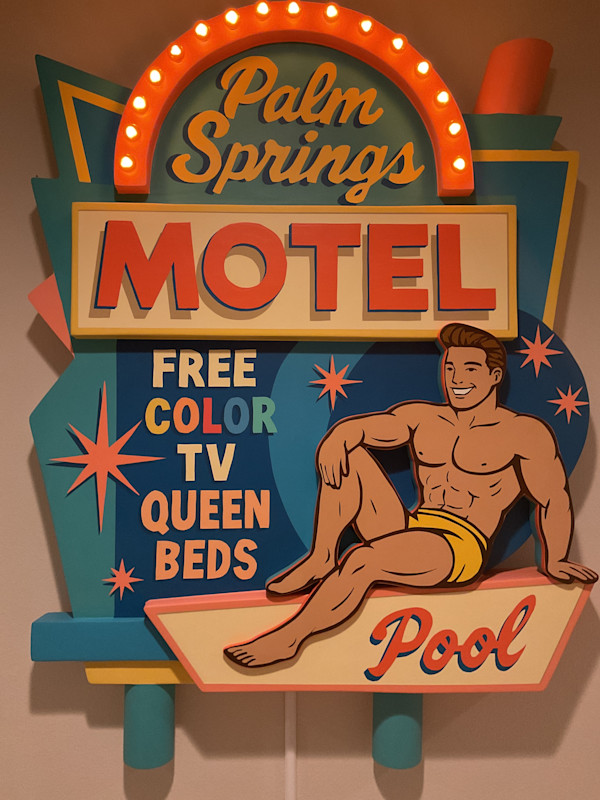 Palm Springs Motel by David Travis