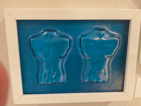Nude Male Torsos (Blue) by Richard Glenn