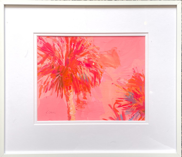 Candy Palms (Framed, original 8x10) by Kristin  Cronic