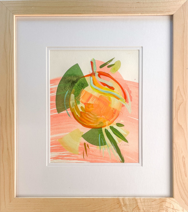Grapefruit Study 2 (Framed) by Kristin  Cronic