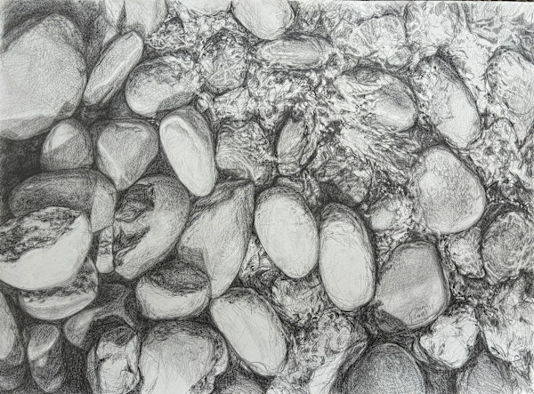 lake stones by Kristin  Cronic