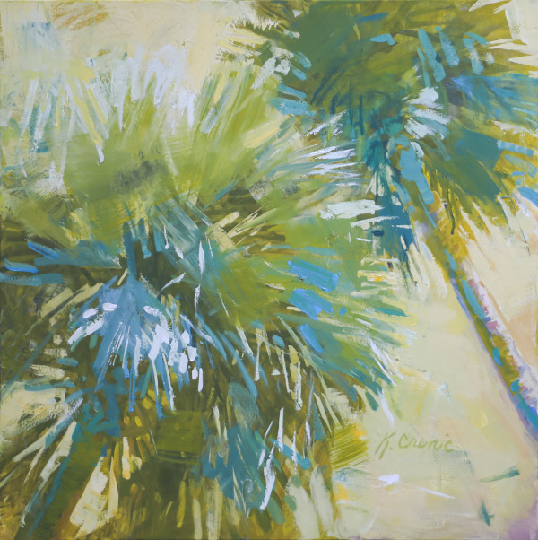 Palms in Pairs 1 by Kristin  Cronic