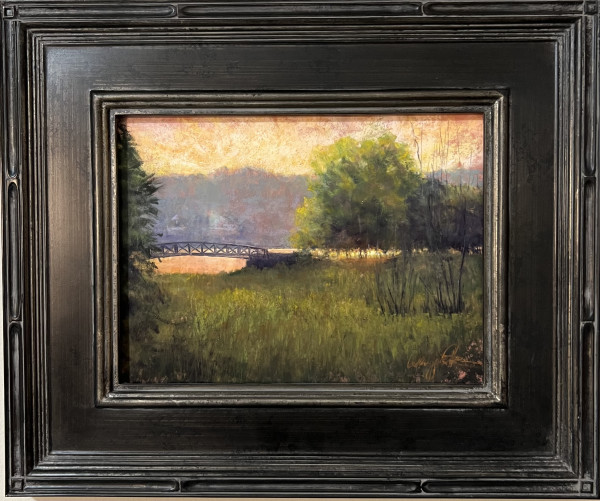 Bridge to Manitou Island- Plein Air by Wendy Peterson