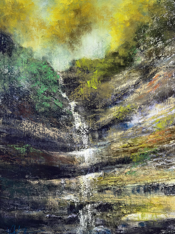 Textures of Punchbowl by Wendy Peterson