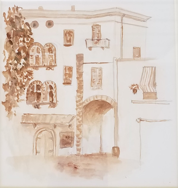 Italian  Sketch by Lisa Purrington, Image 1.