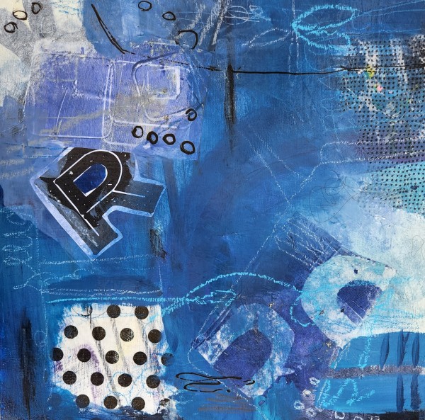 Reminiscing, Series in Blue by Lisa Purrington