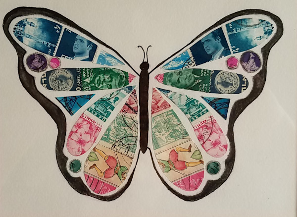 Pink Butterfly by Lisa Purrington