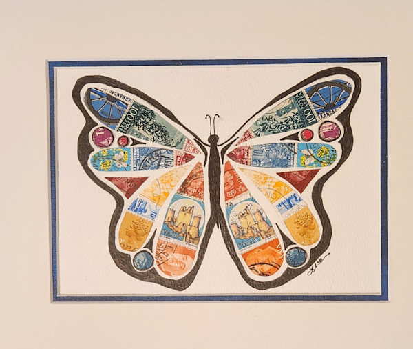 Butterfly, Blue by Lisa Purrington