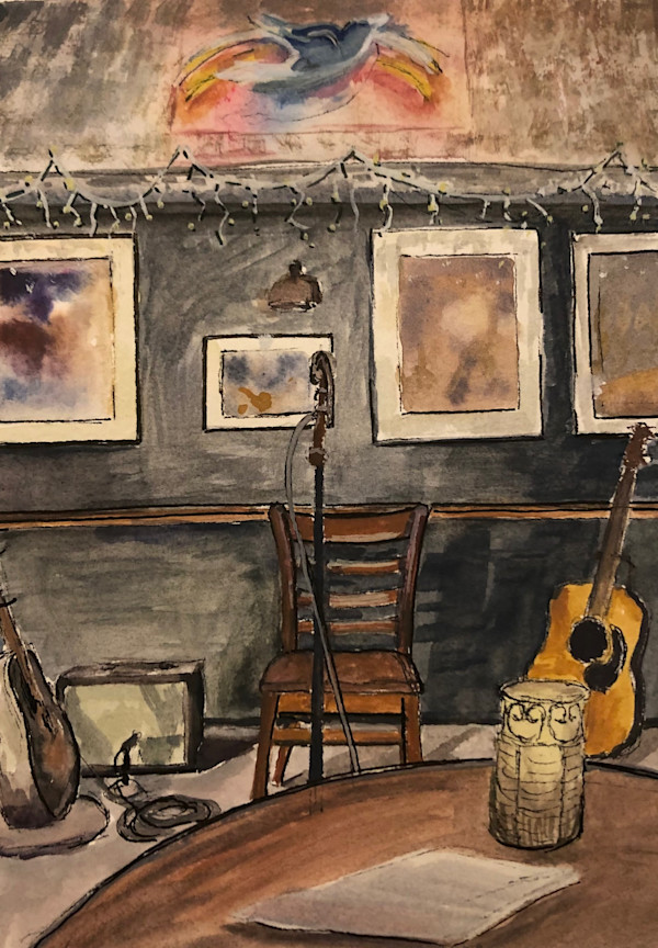 Up Front at the Bluebird/ Front and Center at the Bluebird by Sarah Clinton