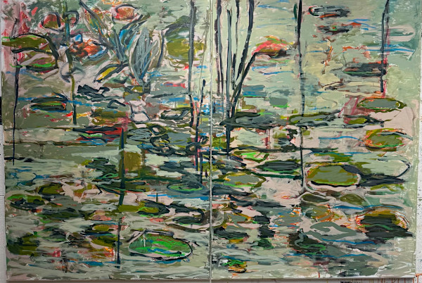 Reeds and Lilies by Billie Bourgeois
