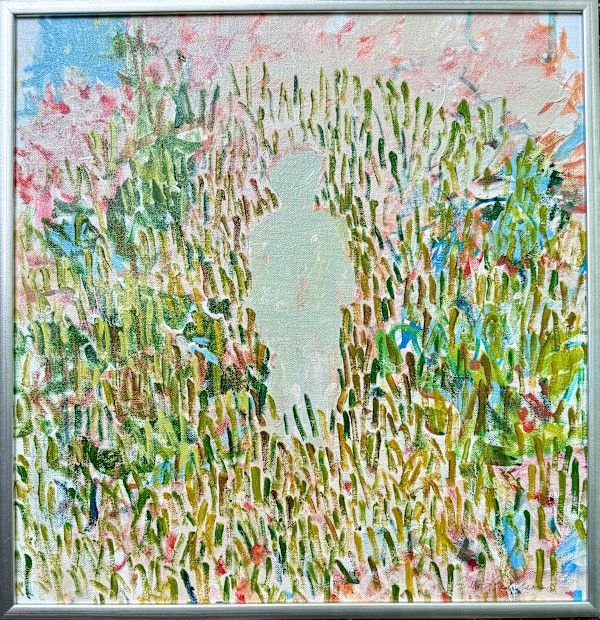 Ghost in the Grass, oil on canvas by Billie Bourgeois, Image 1.