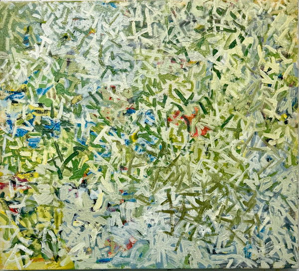 Dancing Grass, oil on canvas by Billie Bourgeois, Image 1.