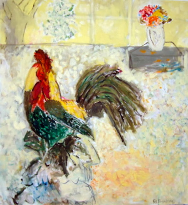 Morning Dream  36"x36, oil on canvas, available,  Framed by Billie Bourgeois