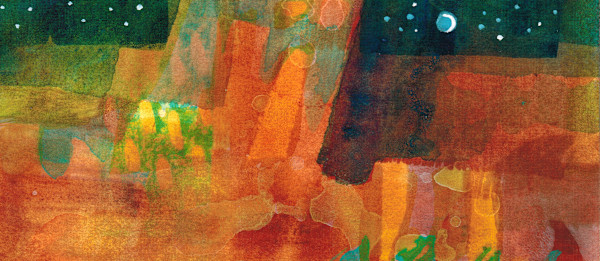 Turquoise Sky Ghost Ranch by Kathleen Mooney