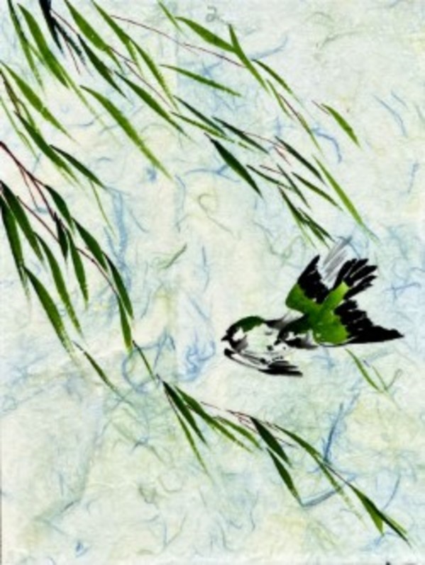 Swallows Soaring by Sharlene Cline