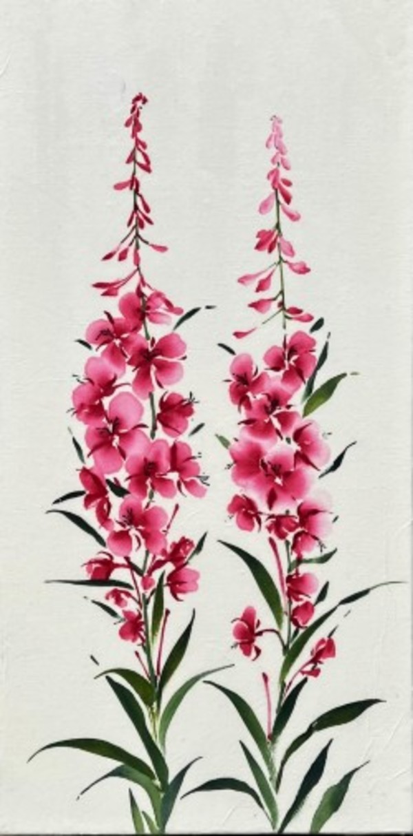 Fireweed II by Sharlene Cline