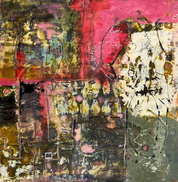 Encaustic One by Midge Johnson