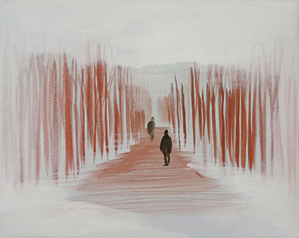 Red Forest by Wanda Koop