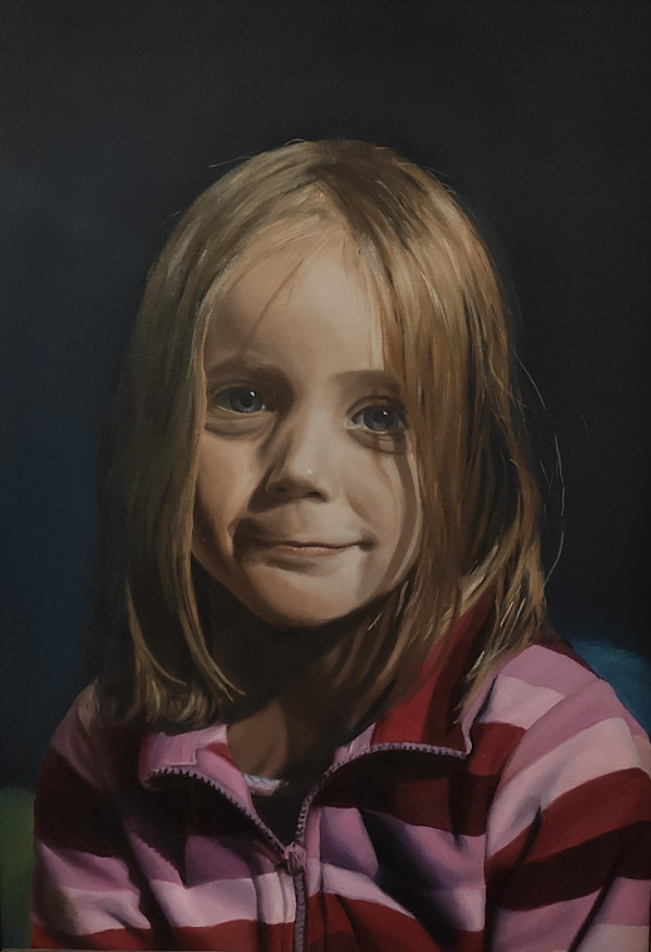 Portrait of Eszti by Attila Vidács