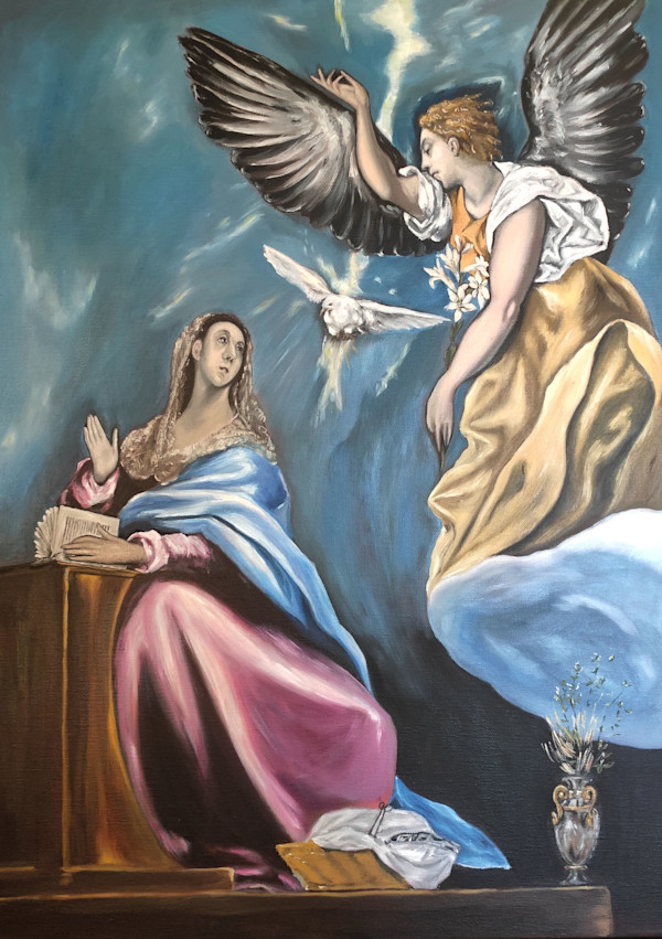 After El Greco – The Annunciation by Attila Vidács