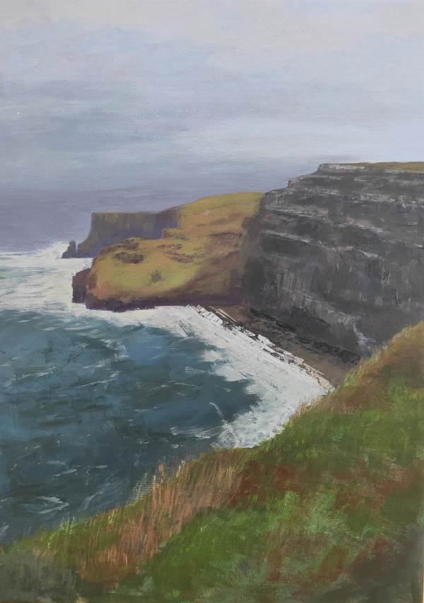 Cliffs of Moher, Ireland II by Attila Vidács