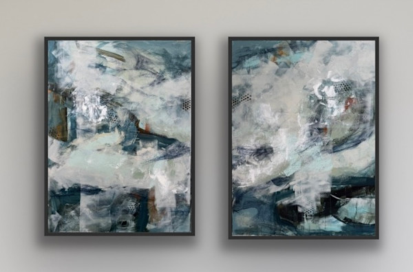 Diptych: Building Bridges by Sonya Diimmler, Image 1.