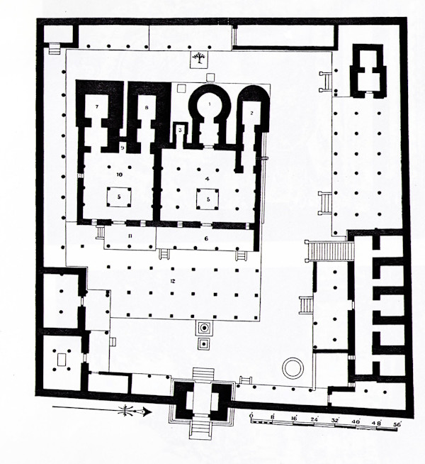 Ground Plan of Vardhamāna Shrine by Tiruparuttikunram Complex, Tamil Nadu