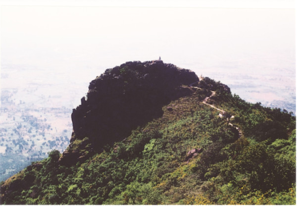 A view of the summit at Sammeta Shikhara by Jharkhand, India