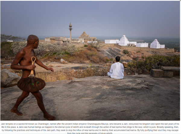Jain Temples on Chandragiri Sacred Hill by Shravanabelagola, Karnataka