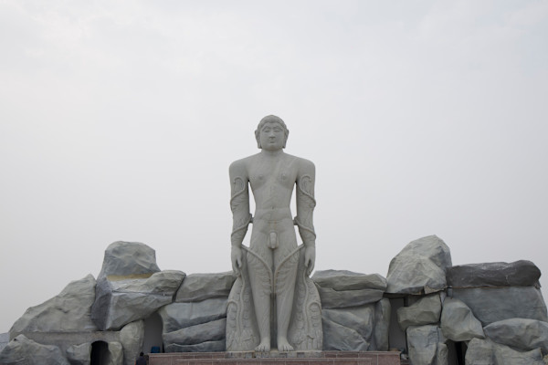 84. Monolithic sculpture of Bahubali, 2024 by Songadh Jain Temple, Bhavnagar, Gujarat, India, Image 2.