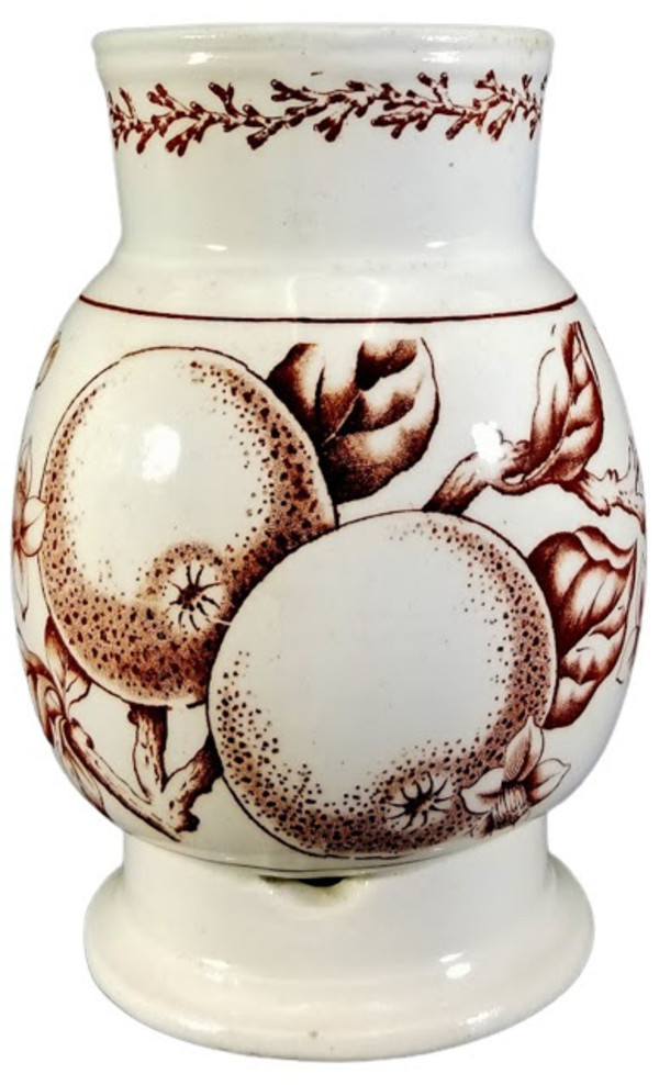 Unnamed (Orange Blossoms & Fruit) by Old Hall Earthenware Co. Ltd.