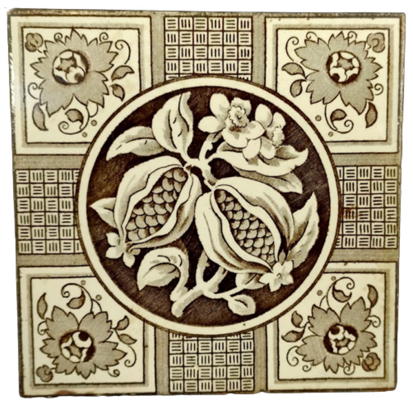 Unnamed (Pomegranate) by Minton, Hollins & Co.