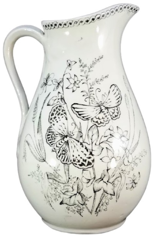 Unnamed (Butterflies & Flowers) by Unknown Maker