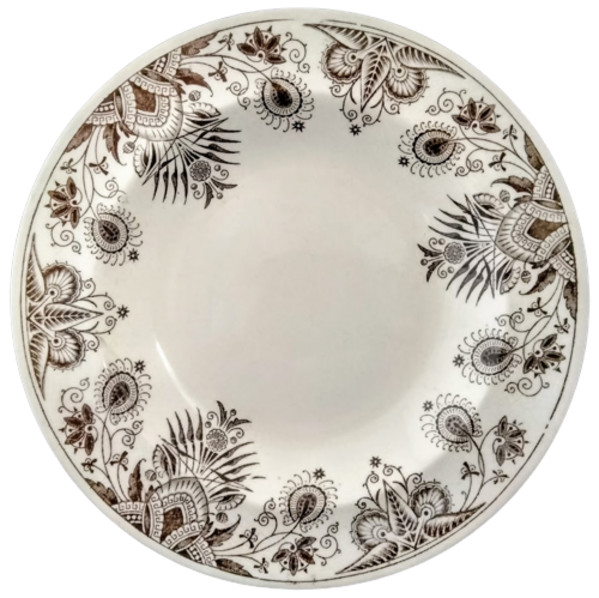 Unnamed (Owl Feathers & Flowers) by Old Hall Earthenware Co. Ltd.