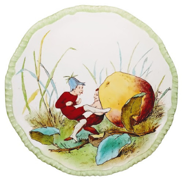 Puck Dessert Service: Bringing Home Dessert by W. T. Copeland & Sons
