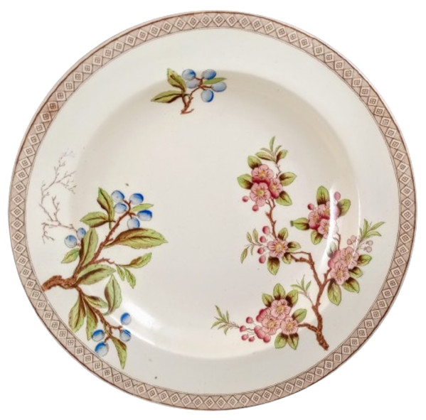 Unnamed (Fruits & Flowers) by Thomas Furnival & Sons