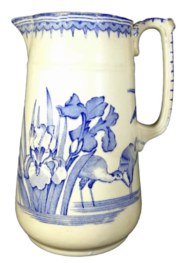 Unnamed (Cranes with Flowers) by Unknown Maker