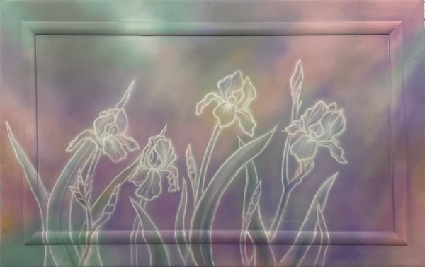Mom's Irises by steven peabody, Image 1.