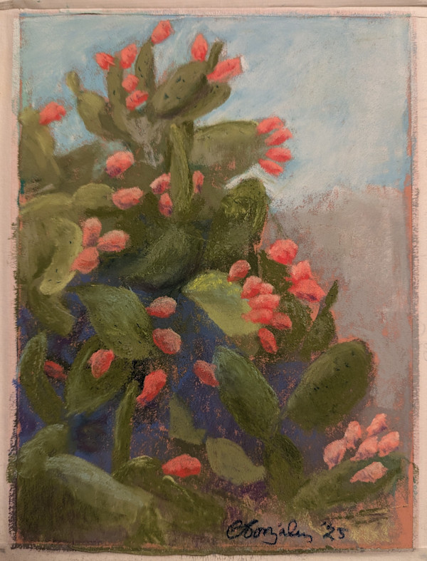 Nopales con tunas by Cynthia Gonzalez