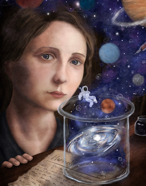 Professor Emerita of the Stars by Kahlan Fan, Image 1.