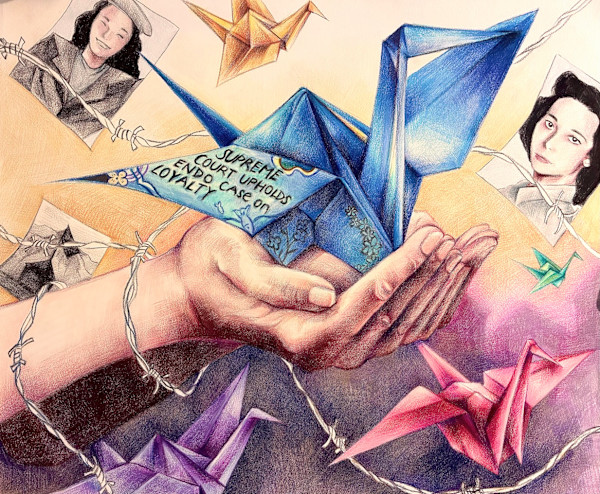 Flight of Paper Cranes by Daphne Cheng, Image 1.