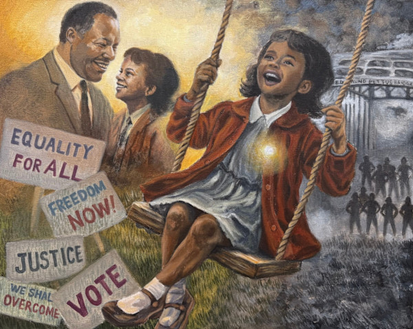 Swinging Toward Freedom by Isabelle Chung, Image 1.