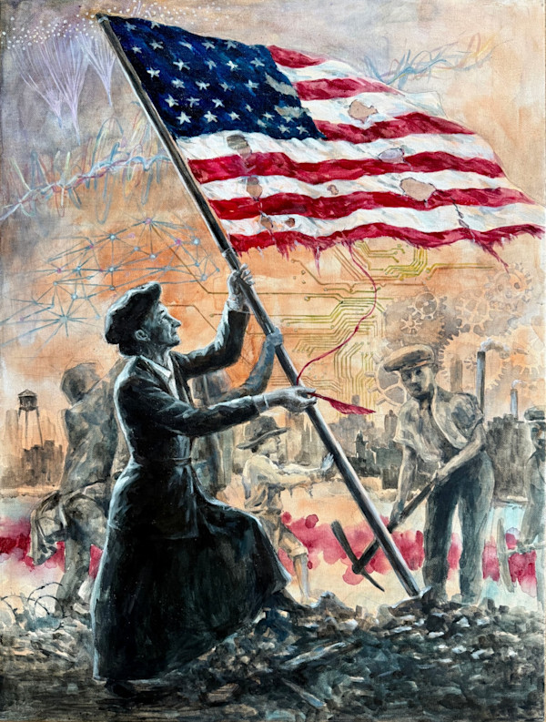 The Hands of Reconstruction, Frances Perkins by Steve Han, Image 1.