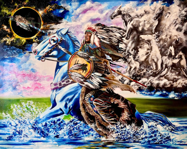 Hiawatha: Voice of the Great Peace by Margherita Rescigno, Image 1.