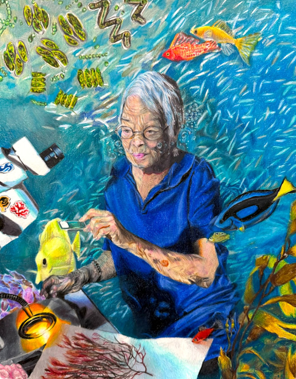 Drifting Among the Corals by Meimei Zhang, Image 1.