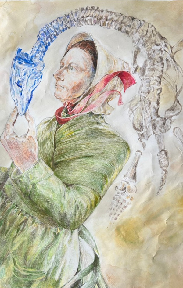 The Plesiosaur of Mary Anning by Sophie Zhao, Image 1.