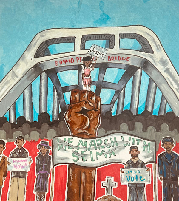 Selma’s Smallest Fighter by Kayla Jones, Image 1.