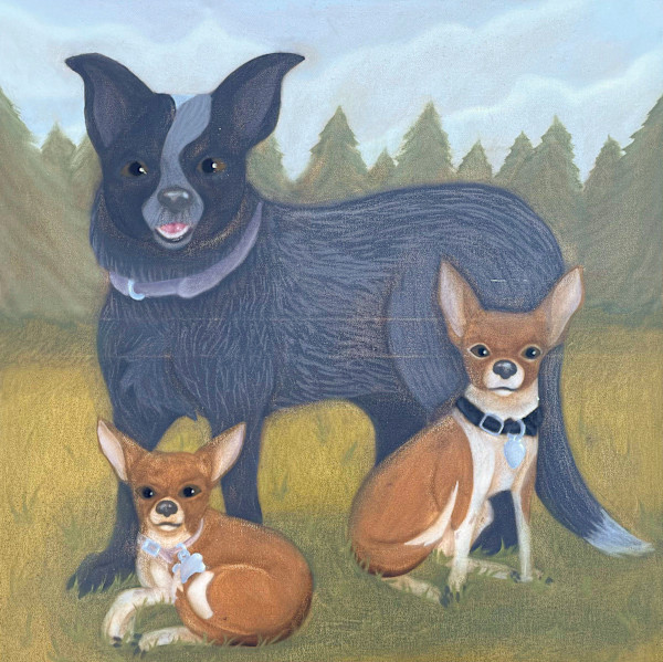 Best Friends Portait by Gracie Lara